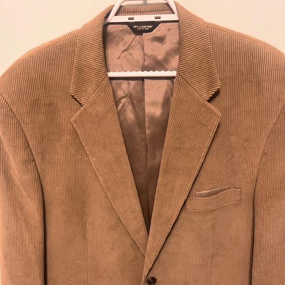 Lauren Ralph Lauren - Men’s XL - Corduroy - Blazer / Sport Coat - Tan - Picture 16 of 16